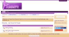 Desktop Screenshot of femunity.de