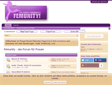 Tablet Screenshot of femunity.de